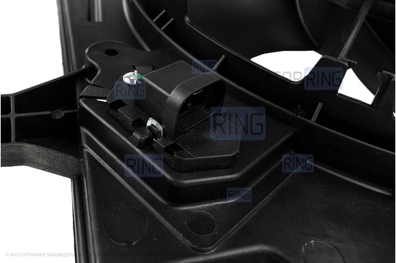 Вентилятор охлаждения BYSUN PARTS с кожухом под кондиционер для 16 кл Лада Ларгус