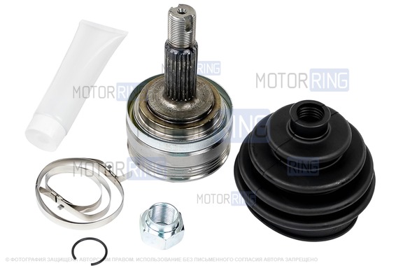 Комплект наружного ШРУСа BESTAUTO для ВАЗ 2108-21099, 2110-2112, 2113-2115, Лада Гранта, Гранта FL, Калина, Калина 2, Приора, Датсун