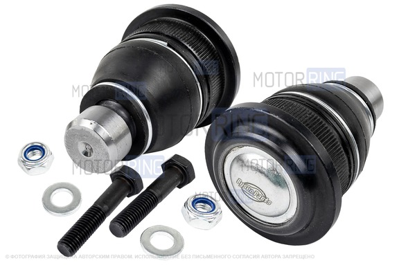 Шаровые опоры BYSUN PARTS с круговой проточкой 2шт для Лада Ларгус, Рено Логан до 2013 г.в.