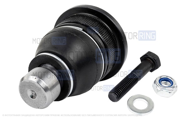 Шаровые опоры BYSUN PARTS с круговой проточкой 2шт для Лада Ларгус, Рено Логан до 2013 г.в.