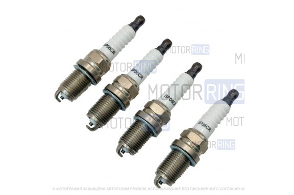 Свечи зажигания CARGEN SP08CR серии Copper U для Chevrolet, Geely, Hyundai, Kia, Mazda, Mitsubishi, Nissan, Opel, Subaru, Toyota, Volkswagen