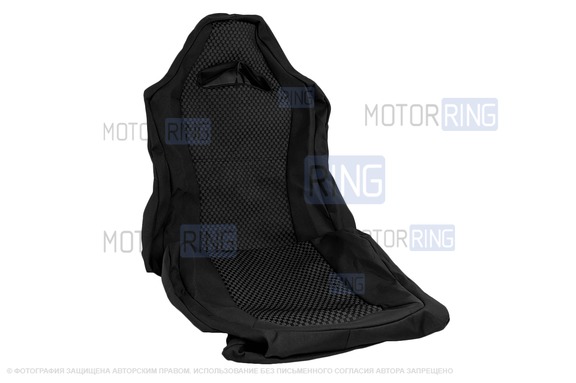 Обивка (не чехлы) сидений Recaro (черная ткань, центр Ультра) для ВАЗ 2111, 2112, Лада Приора хэтчбек, универсал