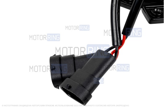 Двухцветные диодные ПТФ Sal-Man 50W 4600lux 3 линзы для Hyundai ix35, Tucson 2