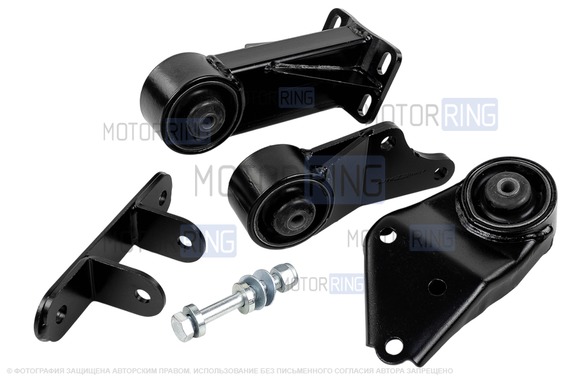 Комплект опор двигателя AutoProduct Sport для ВАЗ 2108-21099, 2113-2115