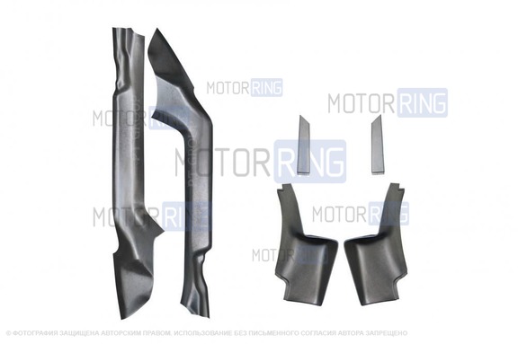 Накладки на ковролин (6шт) PT Group для Renault Logan 2 с 2014 г.в.