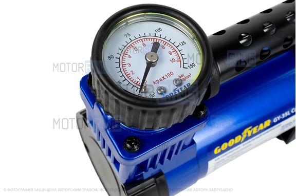 Автокомпрессор в кейсе со съемным шлангом Goodyear GY-35L CASE