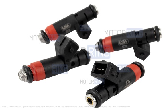 ХалявING! Форсунки ILSA 20734 4шт для 8 кл ВАЗ 2110-2112, 2113-2115, Лада Калина, Калина 2, Гранта, Приора, 4х4, Нива Легенд, Нива Тревел, Шевроле Нива