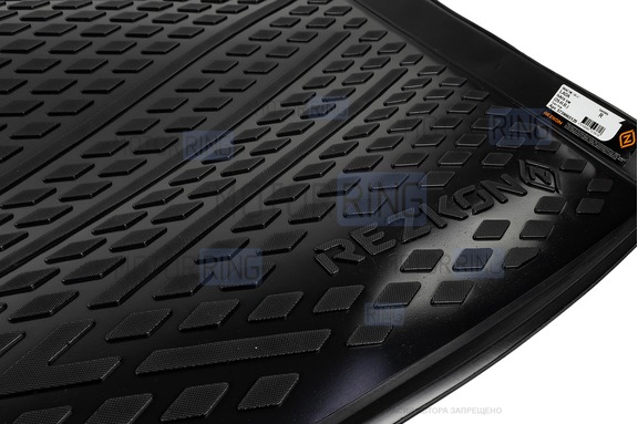 Пластиковый ковер багажника Rezkon R-series для Лада Искра SW