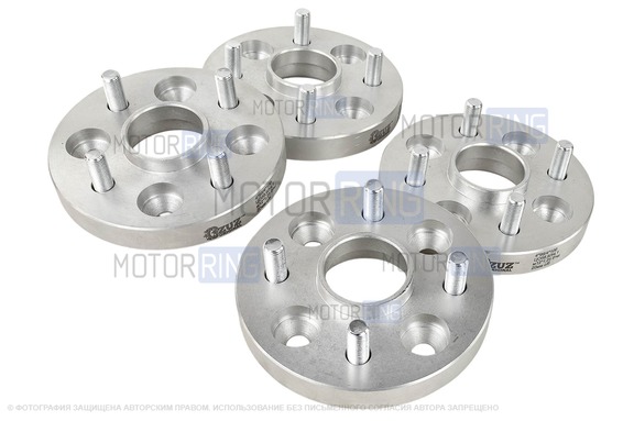 Проставки ZUZ 20мм переходные с 4х98 на 4х100 и расширением колеи 40мм (ступица 58.6) для ВАЗ 2101-2107, 2108-21099, 2110-2112, 2113-2115, Лада Гранта, Калина, Калина 2, Приора, Приора 2
