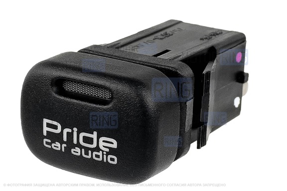 Пересвеченная кнопка Pride car audio с индикацией для ВАЗ 2113-2115, Лада Калина, Нива Тревел, Шевроле Нива