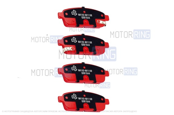 Задние тормозные колодки МАВИКО под дисковые тормоза для Chevrolet Aveo, Cruze, Orlando, Opel Astra J, Mokka, Zafira Tourer C