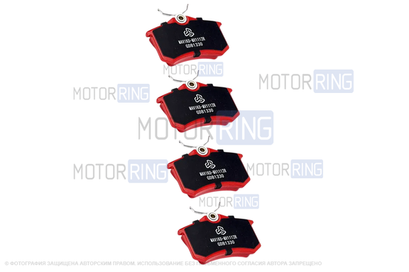 Задние тормозные колодки МАВИКО под дисковые тормоза для Audi A1, Skoda Fabia 2, Octavia 2, Octavia 3, Yeti, Superb 1, Rapid, Volkswagen Polo 5, Bora 1, Golf 4-6, Caddy 3