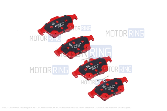 Задние тормозные колодки МАВИКО под дисковые тормоза для Ford C-Max 2, Focus 3, Kuga 2, Volvo C30, S40 2, V40, Mazda 3