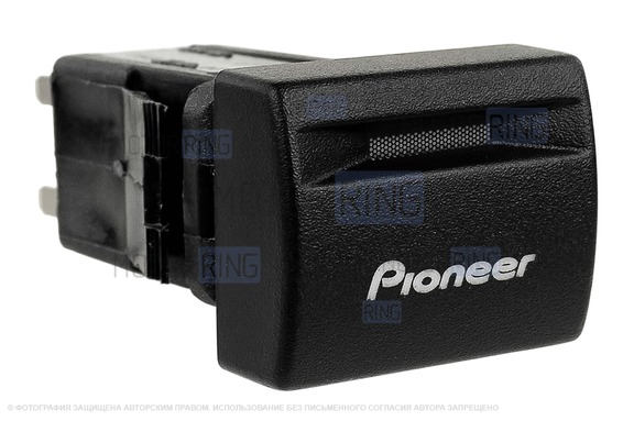 Пересвеченная кнопка Pioneer с индикацией для Лада Приора, Калина 2, Гранта, Гранта FL, Нива Легенд