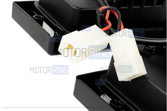 Диодные ПТФ Sal-Man 60W 5800lux 5 полос для ВАЗ 2110-2112, 2113-2115, Шевроле Нива до рестайлинга 2009 года