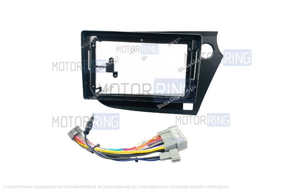 Комплект под установку 9-ти дюймовой мультимедиа для Honda Insight 2 RHD B 2009-2014 г.в.