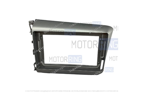 Рамка под установку 9-ти дюймовой мультимедиа для HONDA Civic 9 2011-2015 г.в.