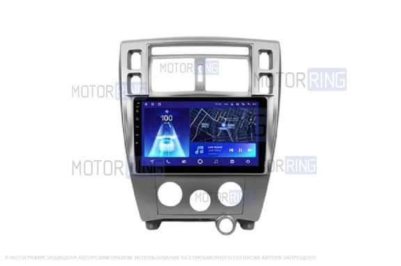 Рамка под установку 10-ти дюймовой мультимедиа для Hyundai Tucson 1 2004-2009 г.в.