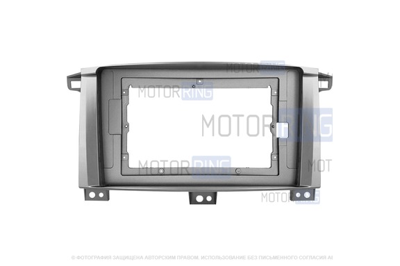 Рамка под установку 9-ти дюймовой мультимедиа для Toyota Land Cruiser 100 2003-2008 г.в.