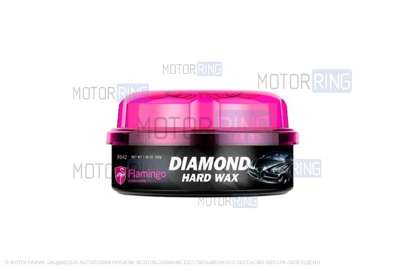 Воск кристаллический Flamingo 200гр для кузова автомобиля