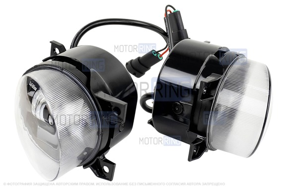 Диодные ПТФ Sal-Man 50W 4600lux для Фольксваген Гольф 5 GTI, Джетта 5 GTI, Амарок, Транспортер T5, Транспортер T6