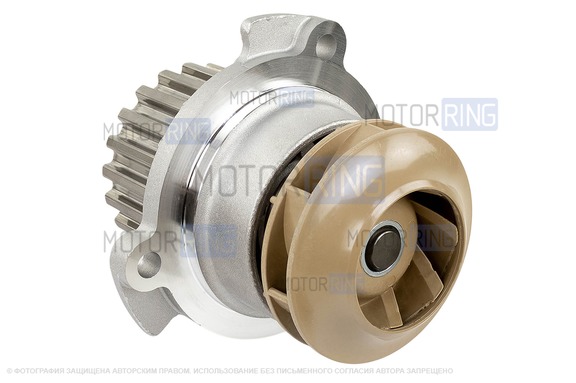 Водяной насос (помпа) Luzar Turbo для 8 кл ВАЗ 2108-21099, 2110-2112, 2113-2115, Калина, Калина 2, Гранта, Ока
