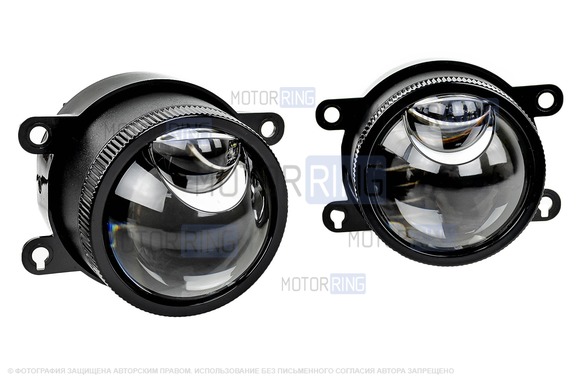 Комплект подключения ПТФ Sal-Man 16000lux (ближний свет 70W и дальний 60W) с защитой от перегрева для Лада Искра, Искра Кросс