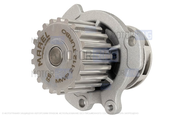 Водяной насос (помпа) Marel Magnum Turbo для 8 кл ВАЗ 2108-21099, 2110-2112, 2113-2115, Лада Приора, Калина, Калина 2, Гранта, Ока