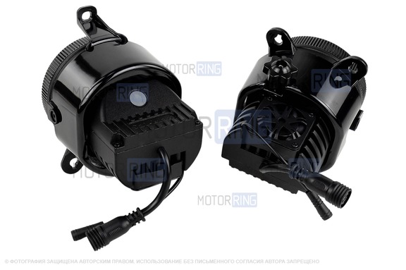 Диодные ПТФ Sal-Man 120W 32000lux с защитой от перегрева и запотевания для Лада Приора, Шевроле Нива с 2009 г.в., Лада Нива 2123, ГАЗ Газель
