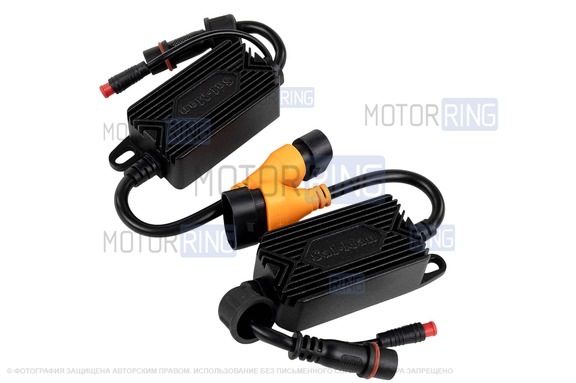 Диодные ПТФ Sal-Man 120W 32000lux с защитой от перегрева и запотевания для БМВ 3, 5