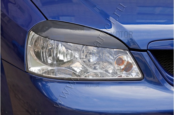 Реснички-накладки на передние фары Русская Артель под покраску для Chevrolet Lacetti Седан 2004-2013 г.в.