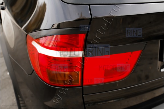 Реснички-накладки на задние фонари Русская Артель под покраску для BMW X5 (E70) 2007-2010 г.в.