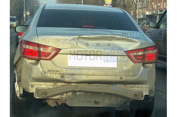 Балка заднего бампера Autoproduct со вставками для Лада Веста, Веста NG