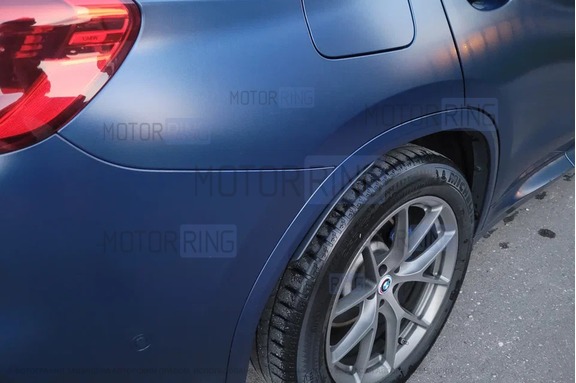 Черные матовые накладки на расширители задних арок INMAX для BMW X3 (G01), X4 (G02)