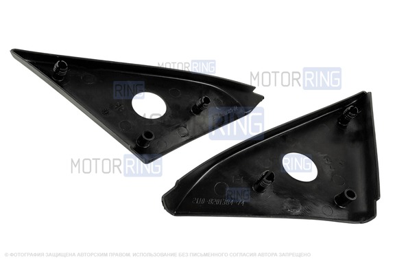 Уголки зеркал под механическую регулировку (круглое отверстие) для ВАЗ 2110-2112