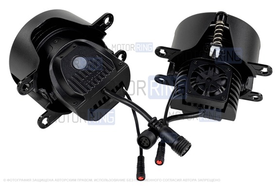 Комплект подключения ПТФ Sal-Man 120W 32000lux с рамками (кронштейнами) для Лада Веста NG