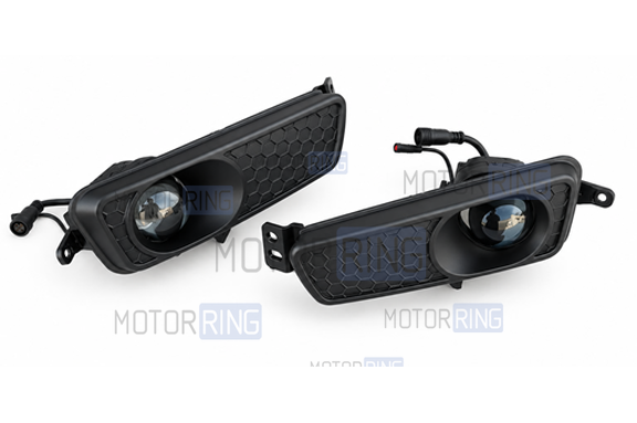 Диодные ПТФ Sal-Man 120W 32000lux с защитой от перегрева и запотевания для Ford Focus 3 2014-2019 г.в., C-Max 2015-2019 г.в., Transit 2019-2026 г.в.