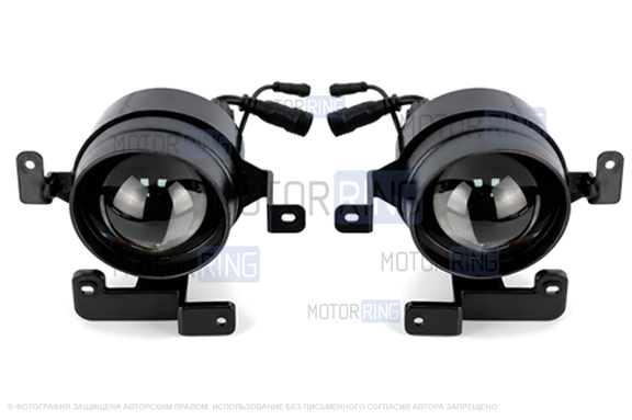 Светодиодные ПТФ Sal-Man 110w 30000lux с защитой от перегрева и запотевания для Hyundai Getz 2005-2011 г.в.