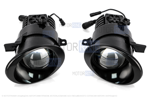 Светодиодные ПТФ Sal-Man 120w 32000lux с защитой от перегрева и запотевания для Volkswagen Jetta 6 2010-2015 г.в., Touareg 2 2010-2014 г.в., Tiguan2 2011-2015 г.в., Golf 6 2008-2012 г.в., Caddy 3 2010-2015 г.в.