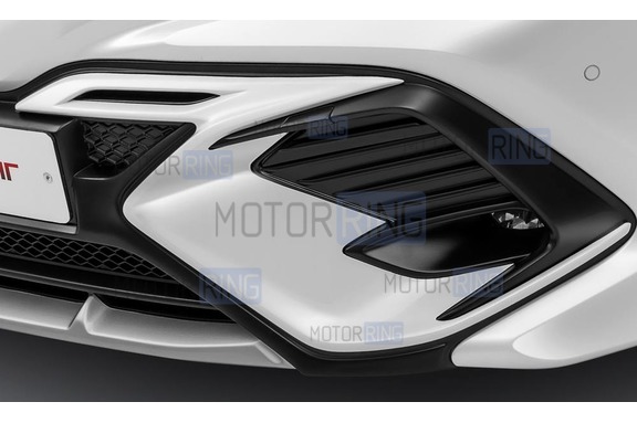 Бленды к накладке переднего бампера HARIUS для Toyota Camry 70 c 2017 г.в.