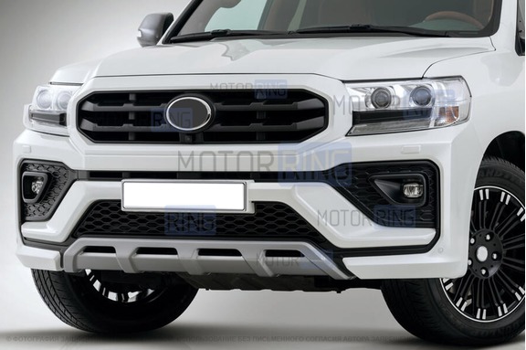 Передний бампер THOR для Toyota Land Cruiser 200 c 2016 г.в.