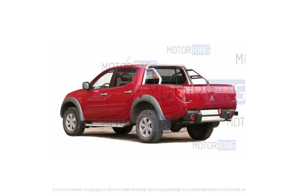 Дуга багажника ТехноСфера d63,5 из нержавеющей стали для Mitsubishi L200 2006-2014 г.в.