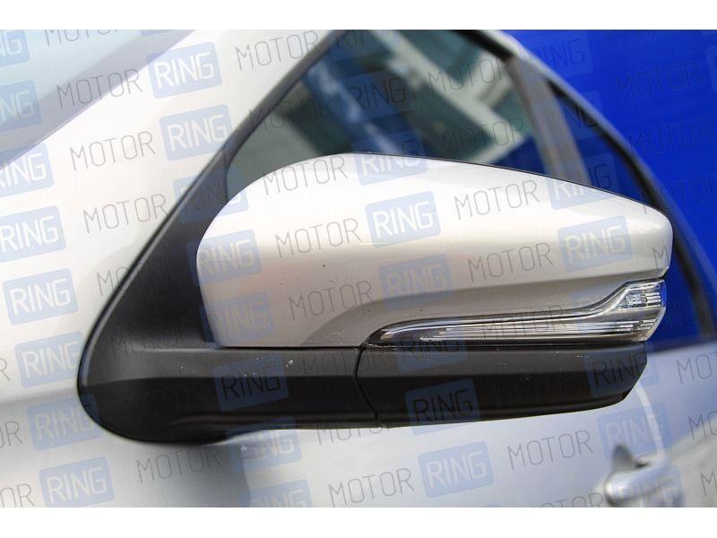 Оригинальные накладки (вставки) на зеркала нового образца под повторители  на Лада Гранта (ВАЗ 2190, 2191), Гранта FL | Интернет-магазин Motorring
