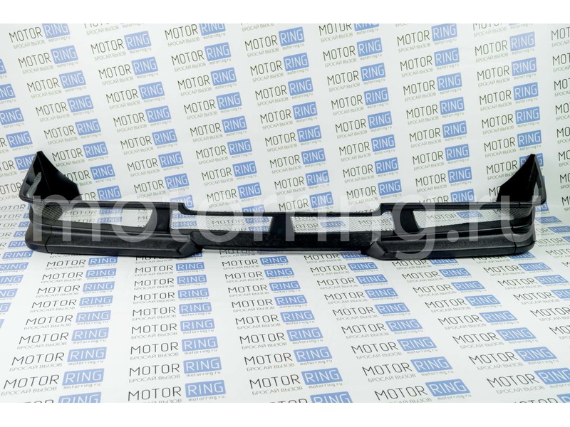 Накладка на передний бампер с сеткой на ВАЗ 2108, 2109, 21099 ...