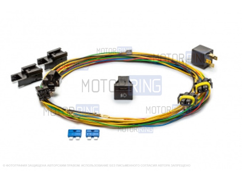 Купить Комплект проводки подключения противотуманных фар Cargen для ...