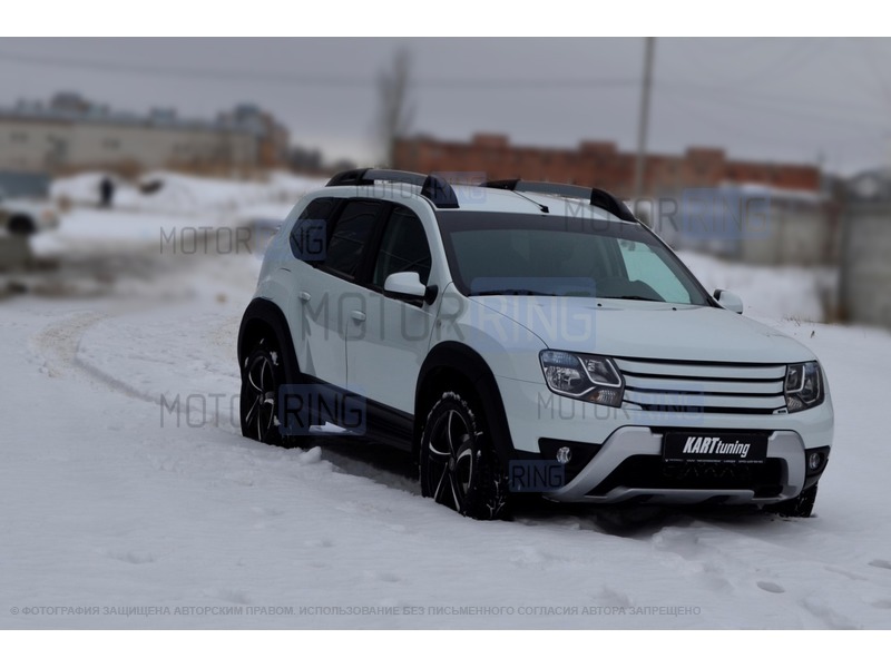 Накладка на парог багажника /Dacia Duster protectie interioara si axterioara bamper duster 1/2