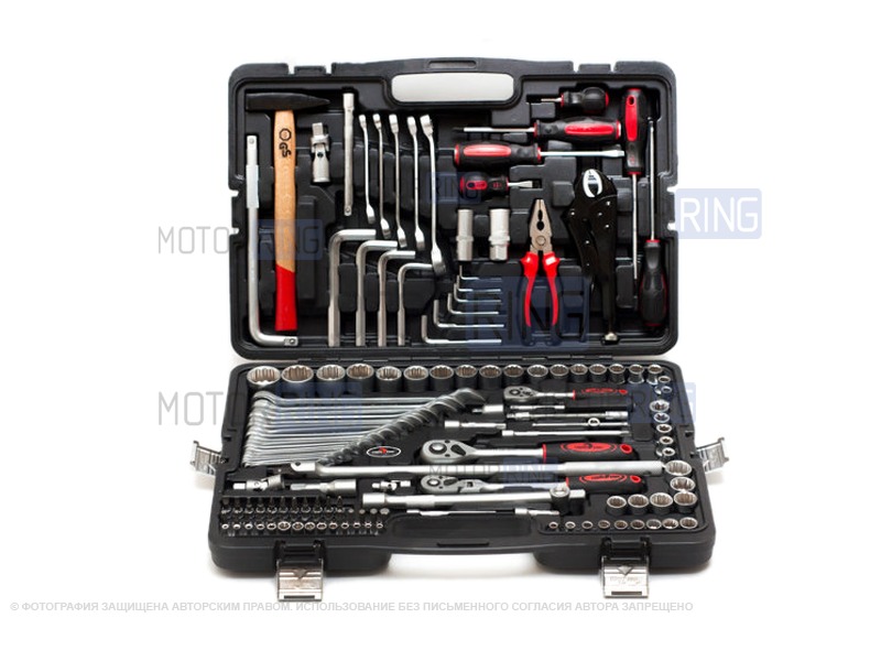 Купить Набор инструментов Сервис Ключ 12142 из 142 предметов (12 граней ...