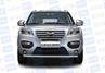 Защита переднего бампера PT Group одинарная 63мм из нержавеющей стали для Lifan X60 2012-2016 года