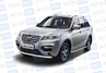 Защита переднего бампера PT Group одинарная 63мм из нержавеющей стали для Lifan X60 2012-2016 года