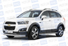 Защита переднего бампера из нержавеющей стали ПТ O63мм (НПС) для Chevrolet Captiva с 2013 года